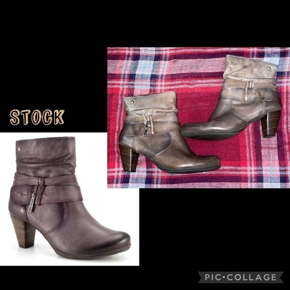 Pikolinos women’s boots ankle 40 9 9.5 bootie 2.5” heel leather brown Verona zip - Picture 2 of 8